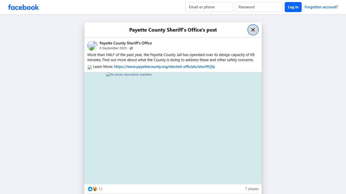 More than HALF of the... - Payette County Sheriff's Office Facebook